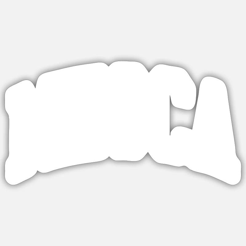 La Mecque - Sticker taille S (10 x 10 cm) - blanc mat