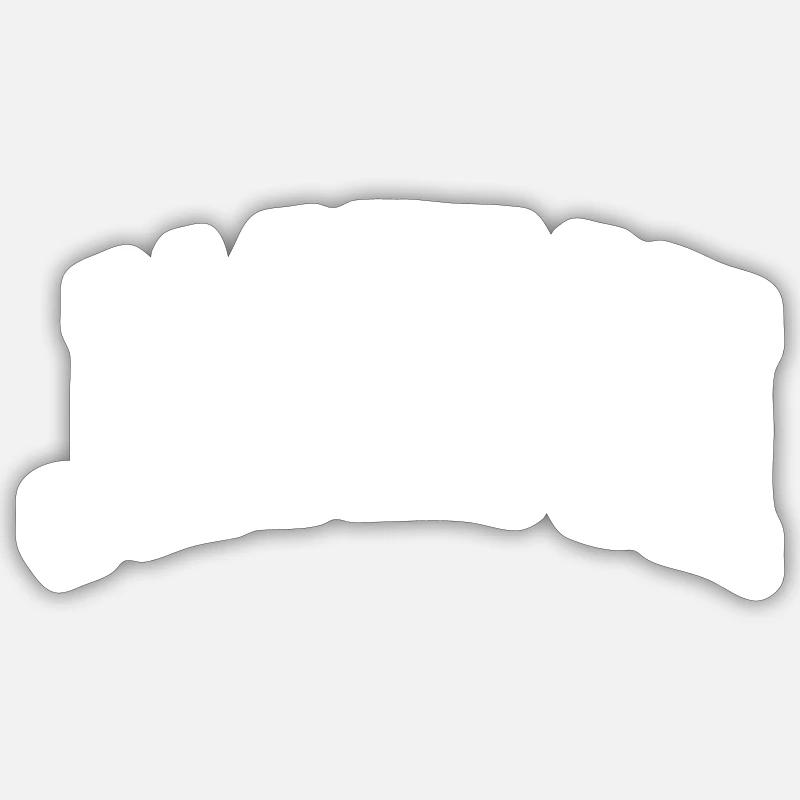 Jackson - Sticker size S (10 x 10 cm) - white matte