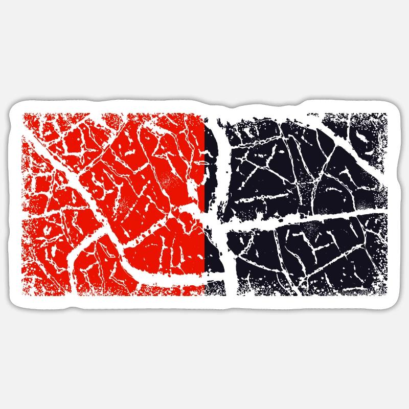 Down (comté) Sticker taille S (10 x 10 cm)