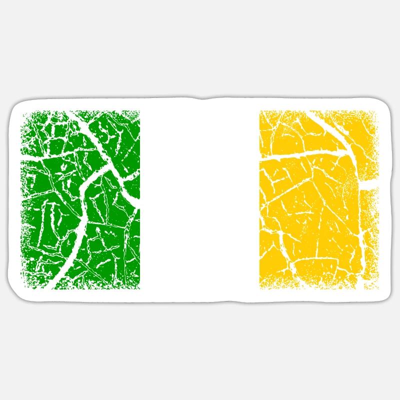 Offaly (Grafschaft) - Sticker Größe S (10 x 10 cm) - Mattweiß