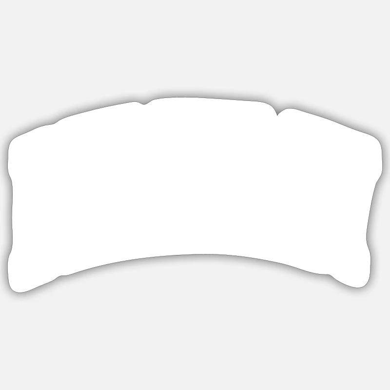 Berkeley - Sticker size S (10 x 10 cm) - white matte