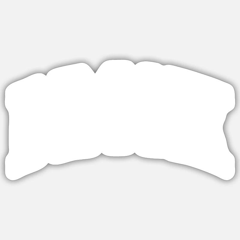 Bronx - Sticker size S (10 x 10 cm) - white matte
