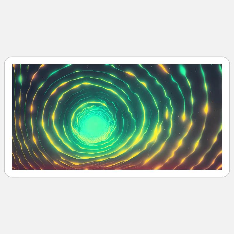 Lantern Tunnel - Sticker Größe S (10 x 10 cm) - Mattweiß