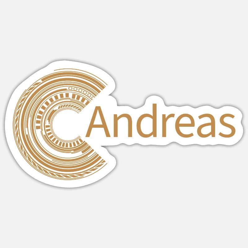 For Andreas Sticker size S (10 x 10 cm)