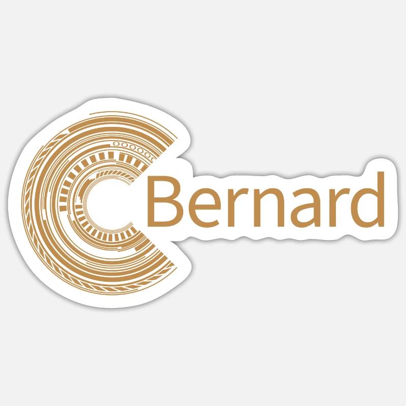 For Bernard - Sticker size S (10 x 10 cm) - white matte