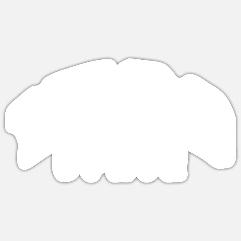 Vigo - Sticker taille S (10 x 10 cm) - blanc mat