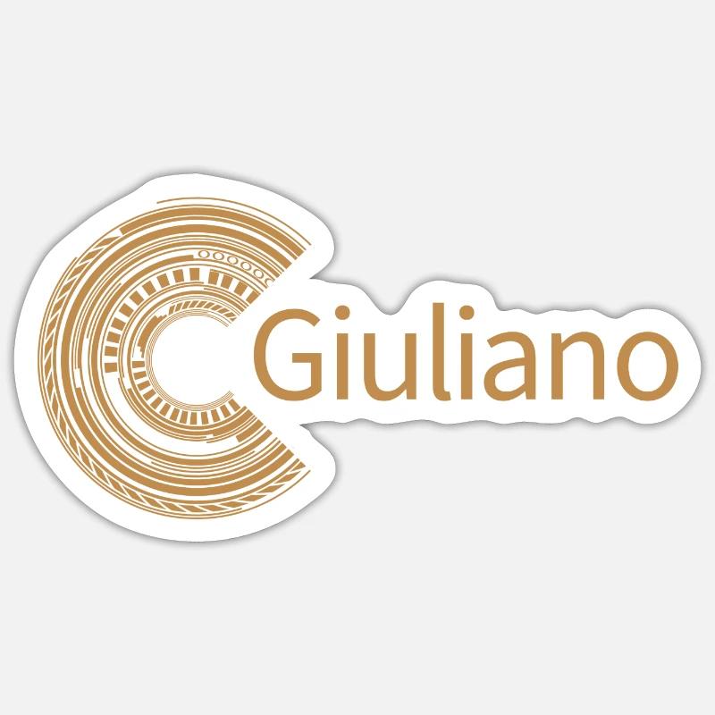 Für Giuliano - Sticker Größe S (10 x 10 cm) - Mattweiß