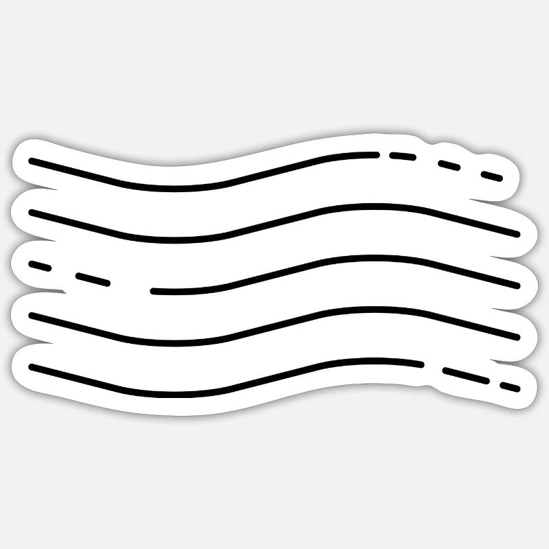 Waves Sticker Größe S (10 x 10 cm)