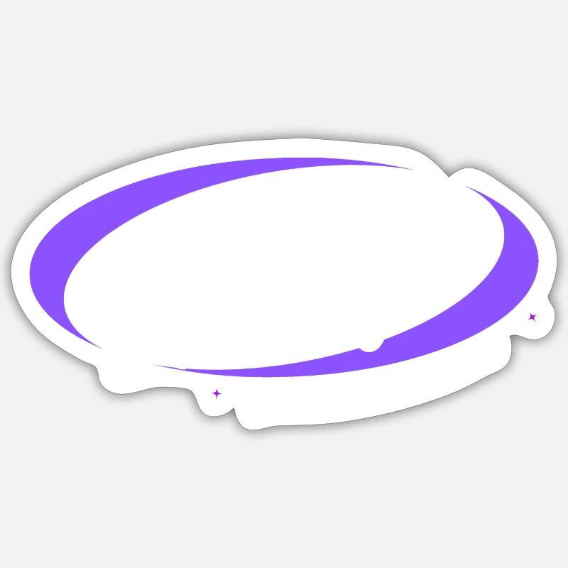 Ocean Sunset - Sticker Größe S (10 x 10 cm) - Mattweiß