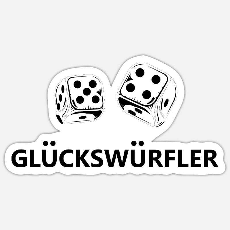boardgame chess backgammon game night - Sticker Größe S (10 x 10 cm) - Mattweiß