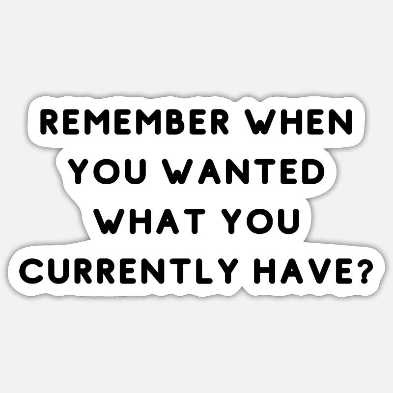 Dankbarkeit Reflexion - Sticker Größe S (10 x 10 cm) - Mattweiß