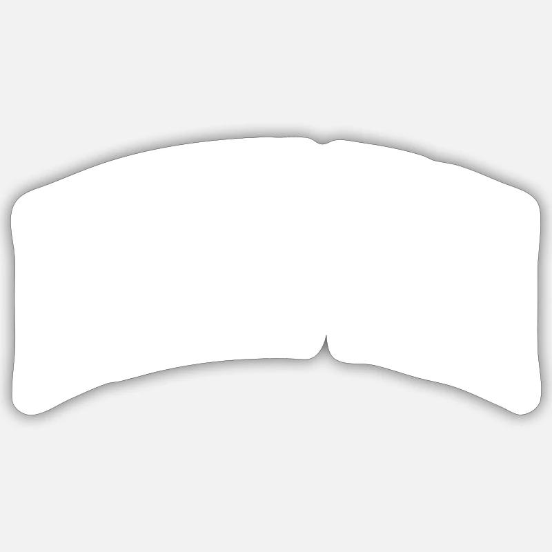 Bitterfeld-Wolfen - Sticker taille S (10 x 10 cm) - blanc mat