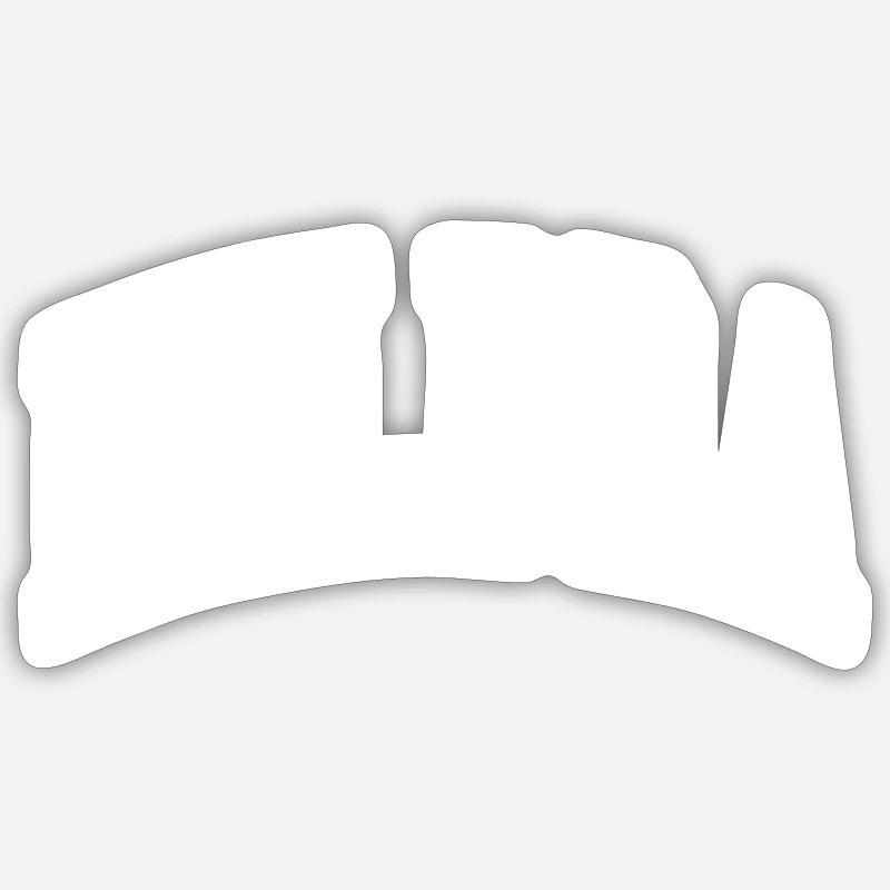 Kelbra - Sticker taille S (10 x 10 cm) - blanc mat
