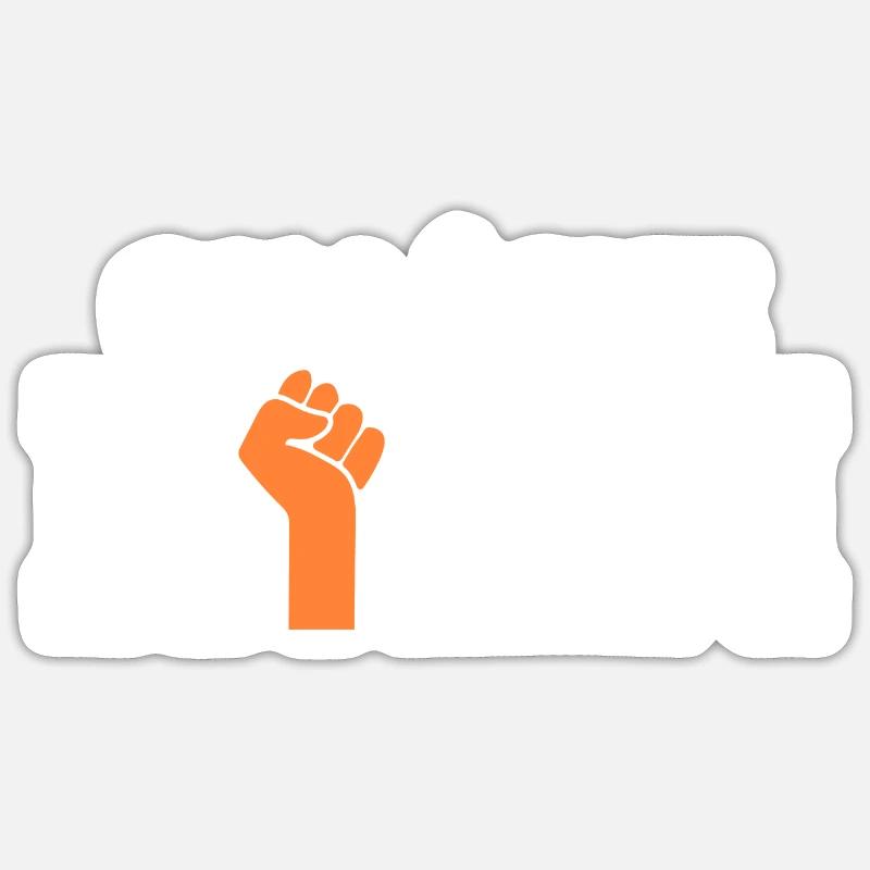 On Lâche Rien Sticker taille S (10 x 10 cm)