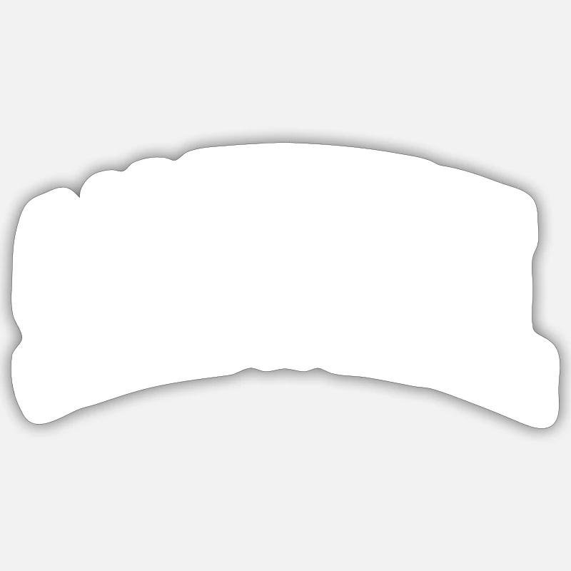 Salzwedel - Sticker taille S (10 x 10 cm) - blanc mat