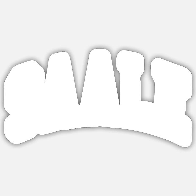 Saale Sticker size S (10 x 10 cm)