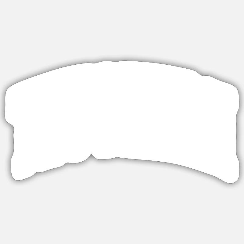 Teuchern - Sticker taille S (10 x 10 cm) - blanc mat
