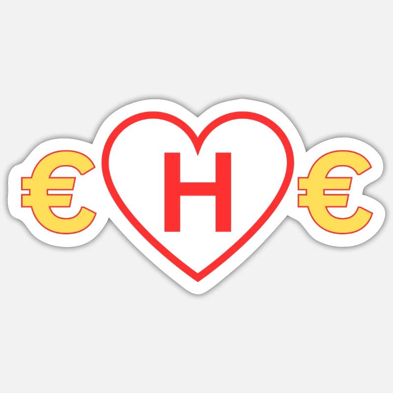 Teure Ehe - Sticker Größe S (10 x 10 cm) - Mattweiß