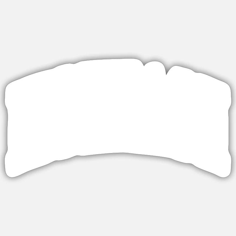 Eisenach - Sticker taille S (10 x 10 cm) - blanc mat