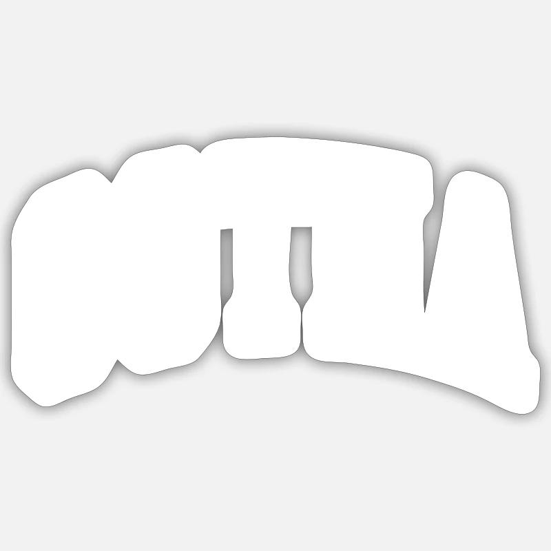 Gotha - Sticker Größe S (10 x 10 cm) - Mattweiß