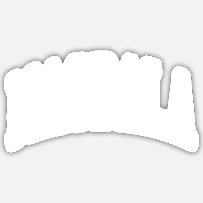 Magdala - Sticker size S (10 x 10 cm) - white matte