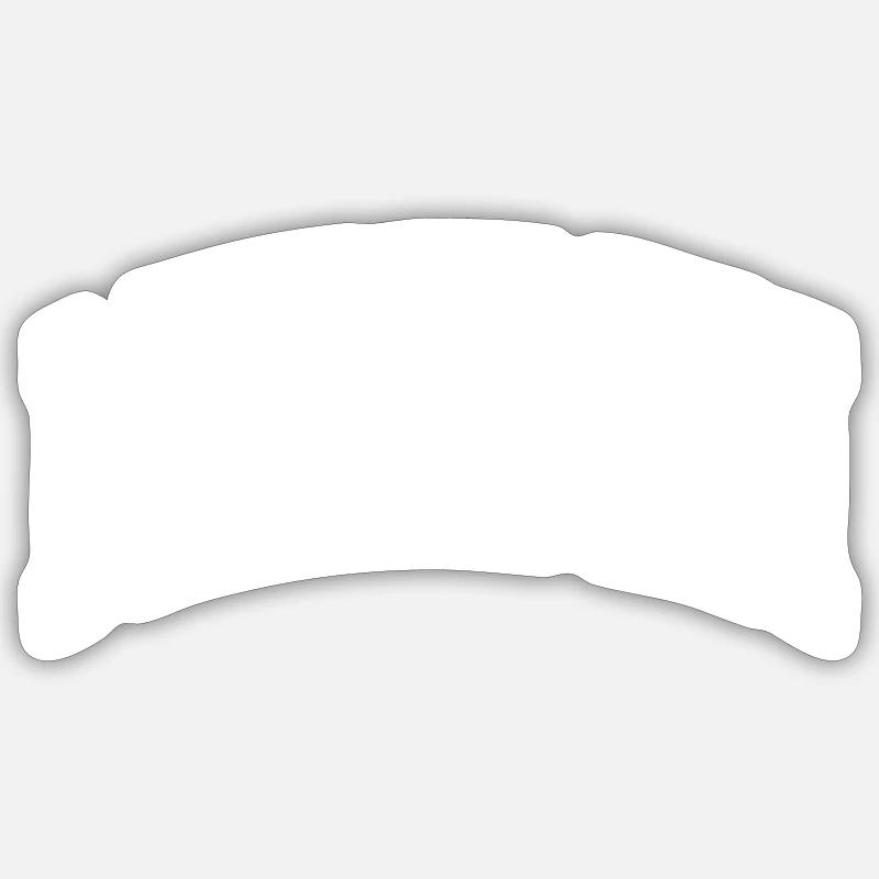 Menden - Sticker taille S (10 x 10 cm) - blanc mat