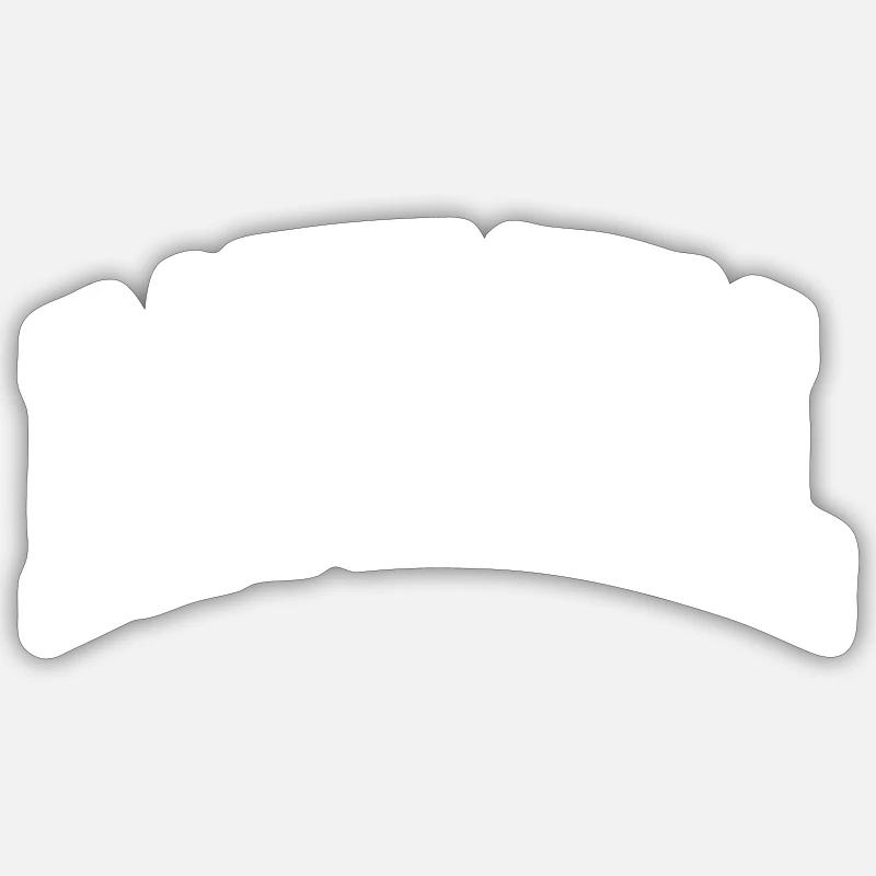 Baunatal - Sticker Größe S (10 x 10 cm) - Mattweiß