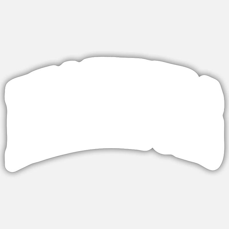 Dillenburg - Sticker taille S (10 x 10 cm) - blanc mat