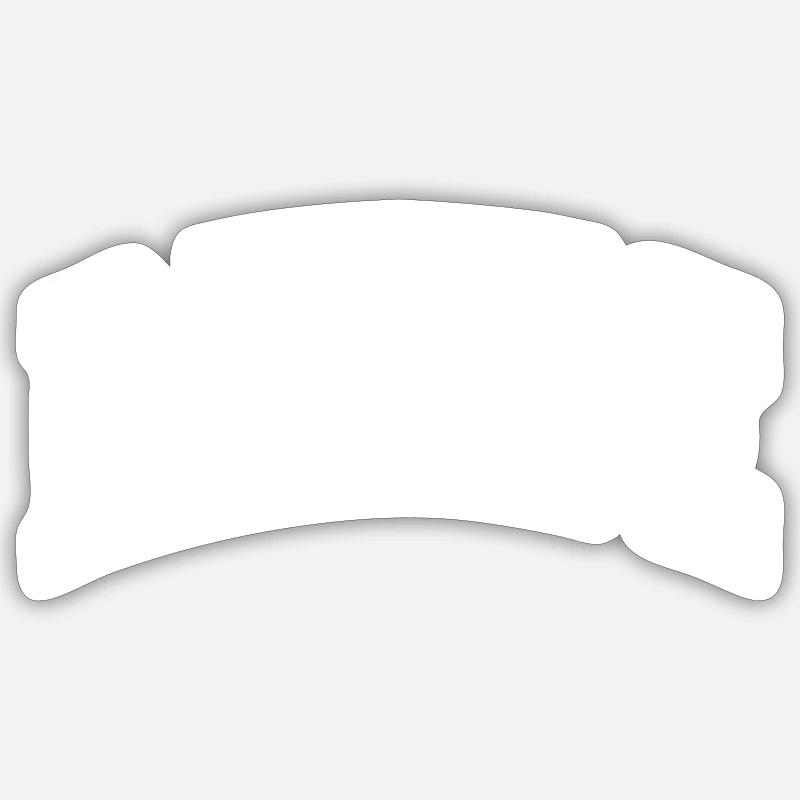 Rhede - Sticker taille S (10 x 10 cm) - blanc mat
