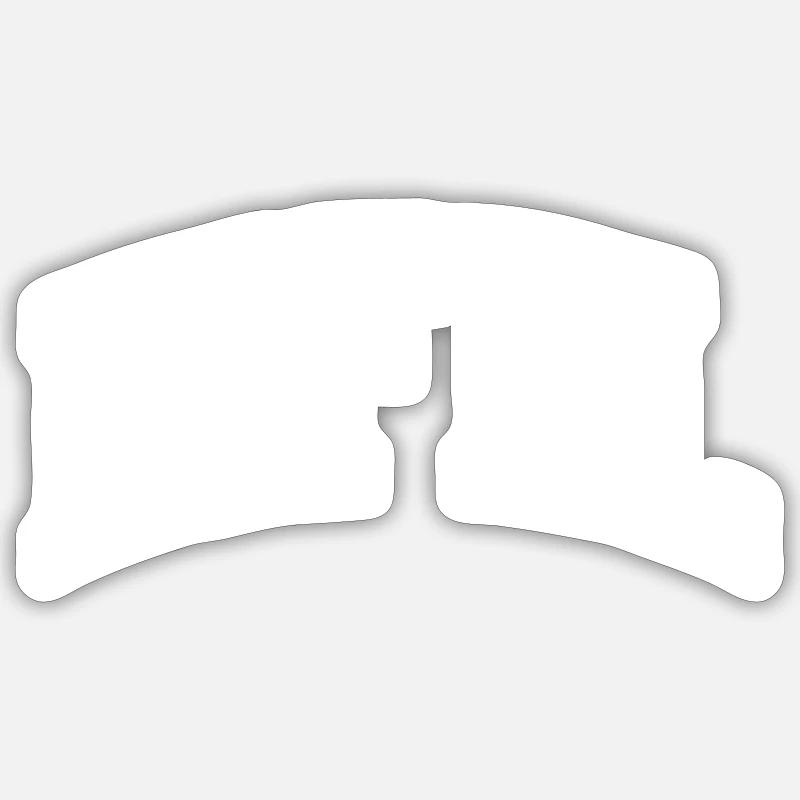 Eifel - Sticker size S (10 x 10 cm) - white matte
