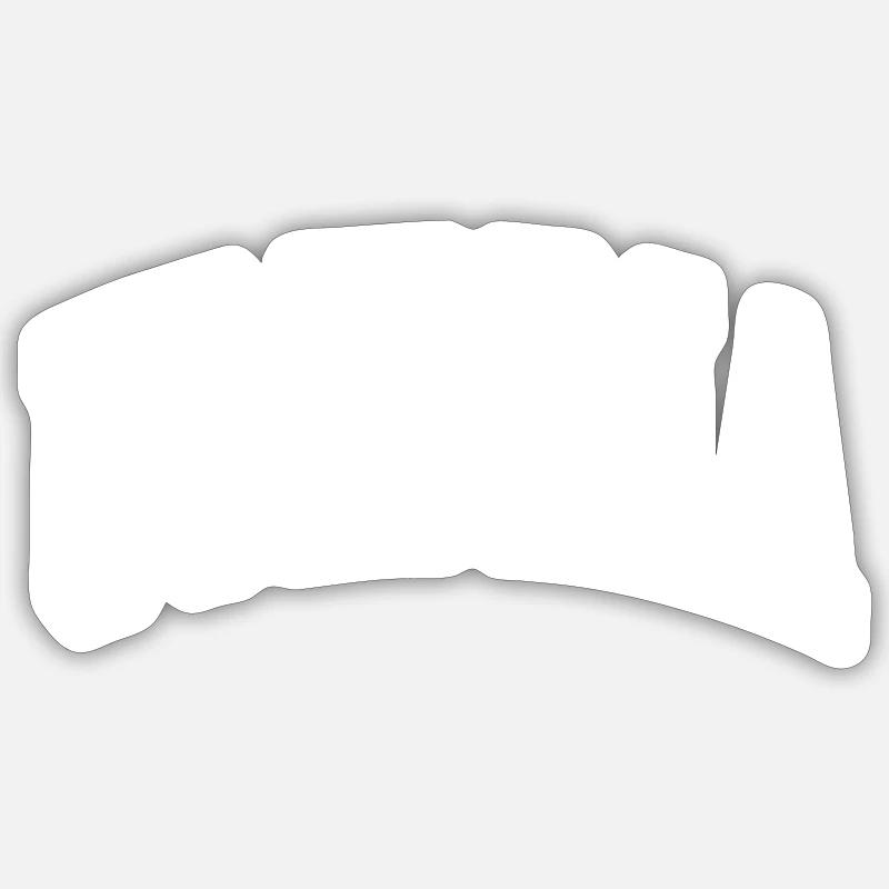 Umbria - Sticker size S (10 x 10 cm) - white matte