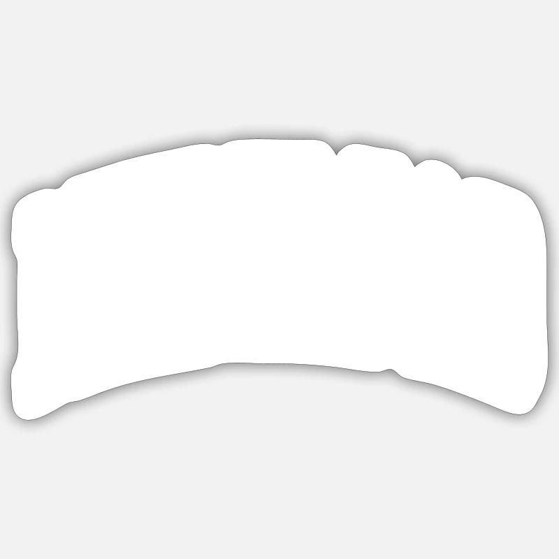 Medelpad - Sticker taille S (10 x 10 cm) - blanc mat