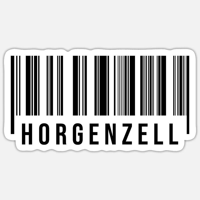 Schwabe Strichcode Horgenzell - Sticker Größe S (10 x 10 cm) - Mattweiß