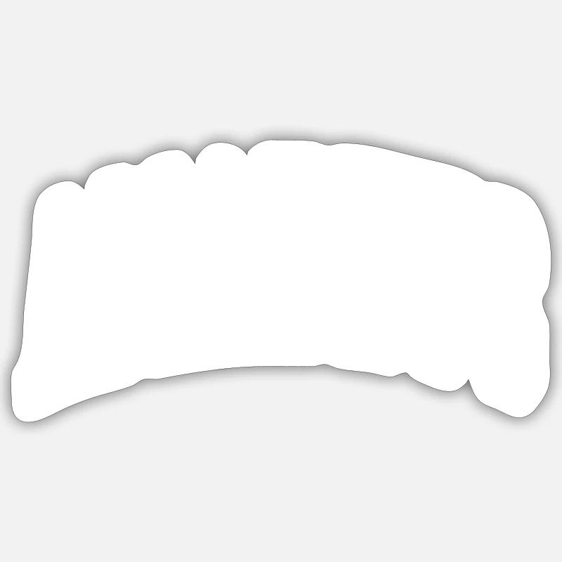 Amadeus - Sticker size S (10 x 10 cm) - white matte