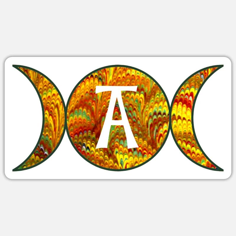 mondphasen e 38 a Sticker Größe S (10 x 10 cm)