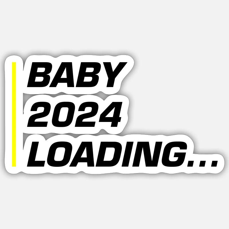 Baby 2024 Loading Sticker size S (10 x 10 cm)