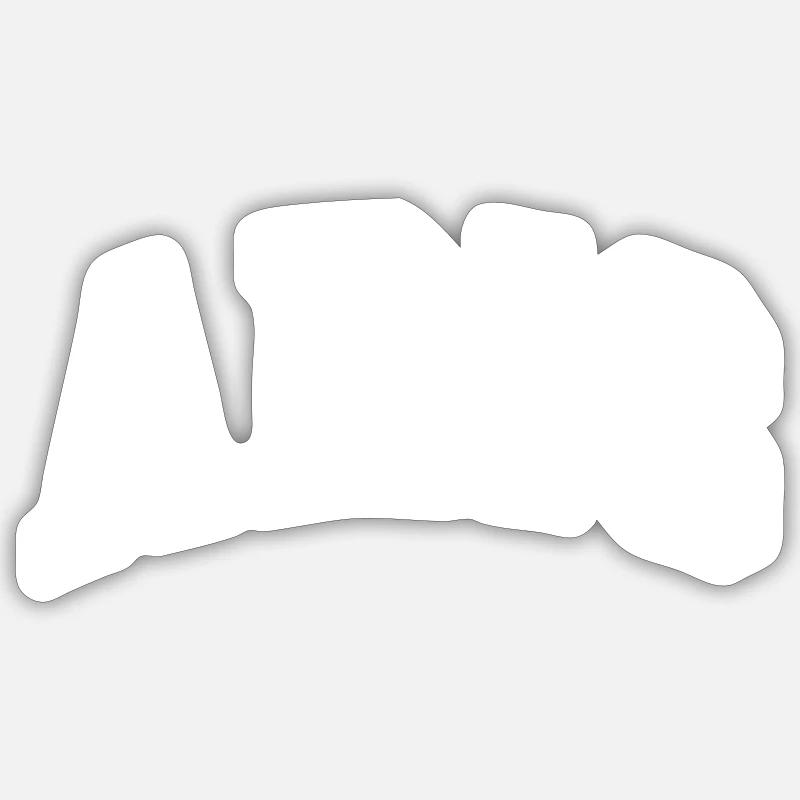 Aris - Sticker size S (10 x 10 cm) - white matte