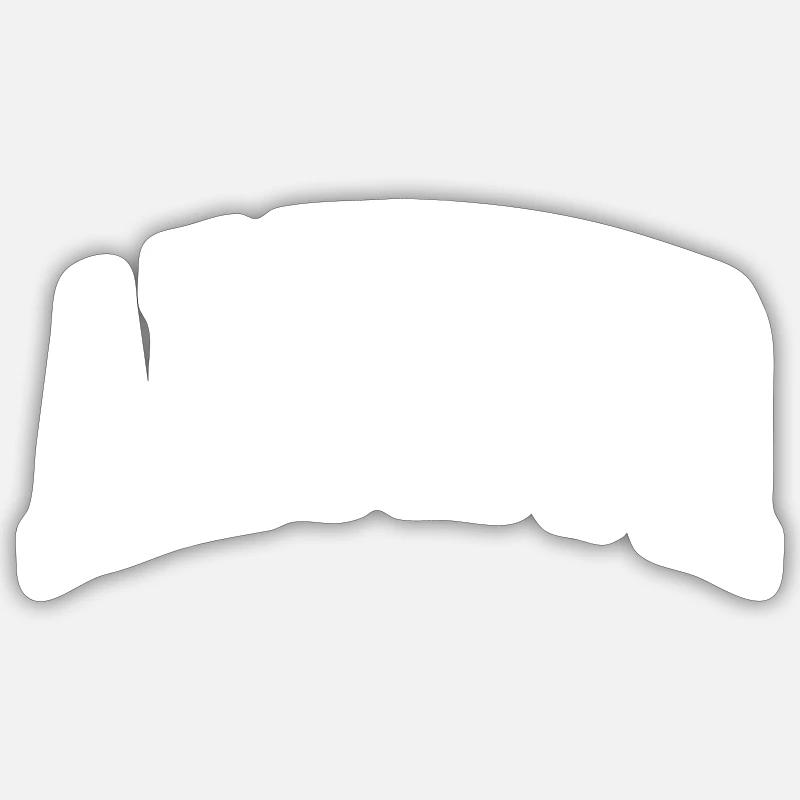 Arthur - Sticker size S (10 x 10 cm) - white matte