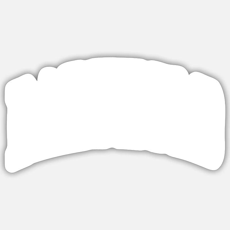 Barthold - Sticker Größe S (10 x 10 cm) - Mattweiß