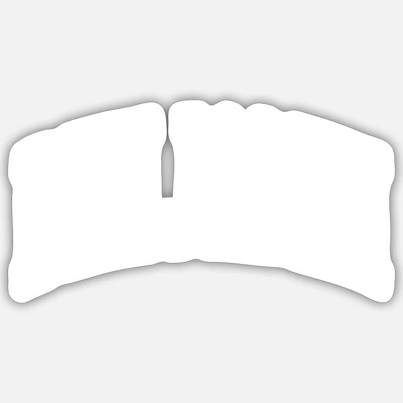 Benjamin - Sticker size S (10 x 10 cm) - white matte