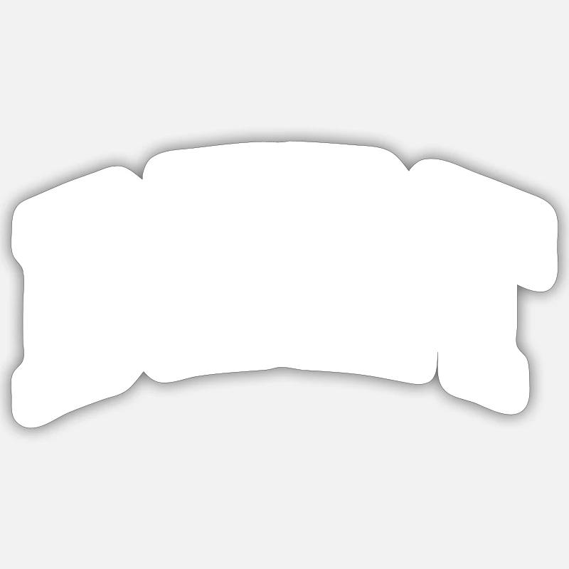 Bert - Sticker Größe S (10 x 10 cm) - Mattweiß