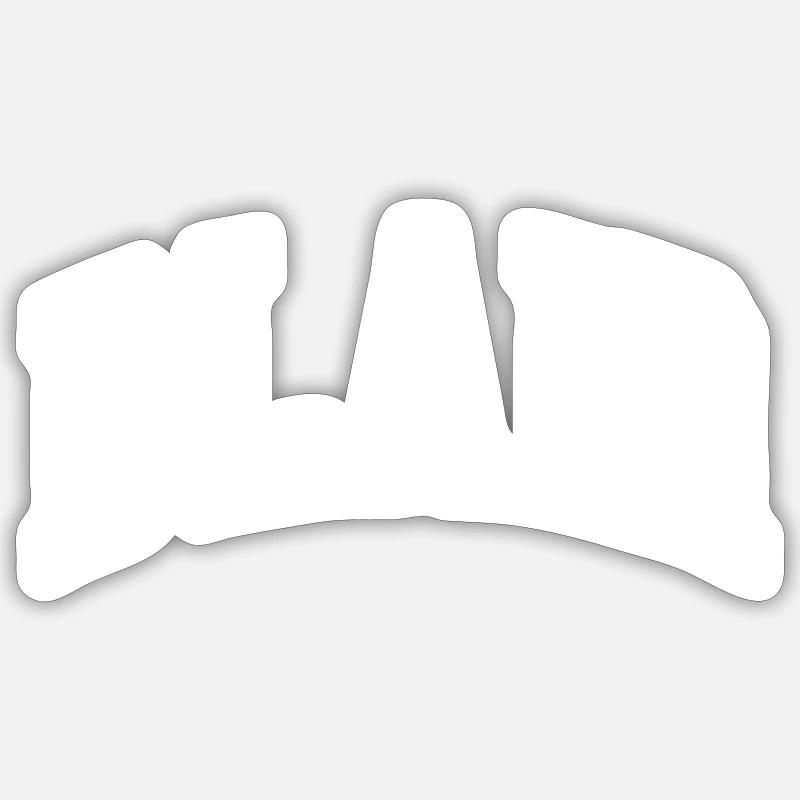 Blair - Sticker taille S (10 x 10 cm) - blanc mat