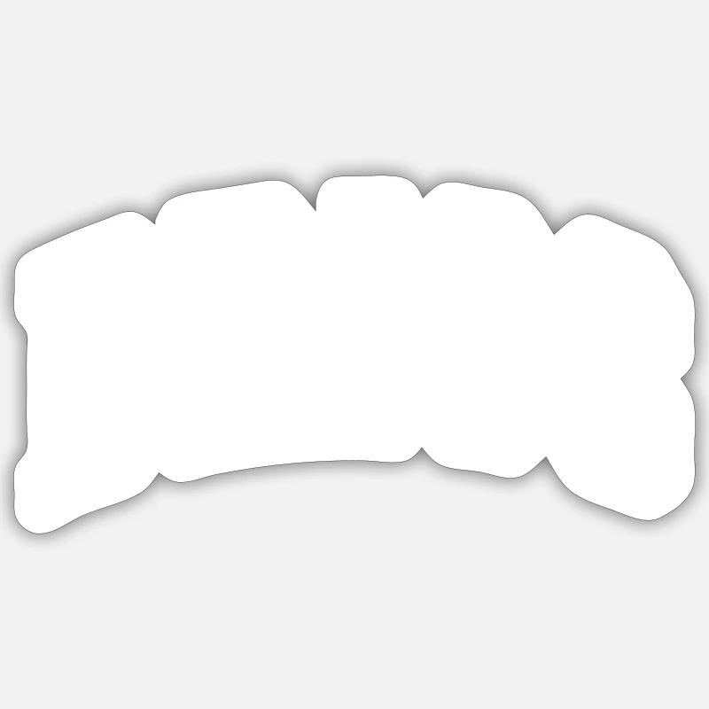 Brios - Sticker taille S (10 x 10 cm) - blanc mat