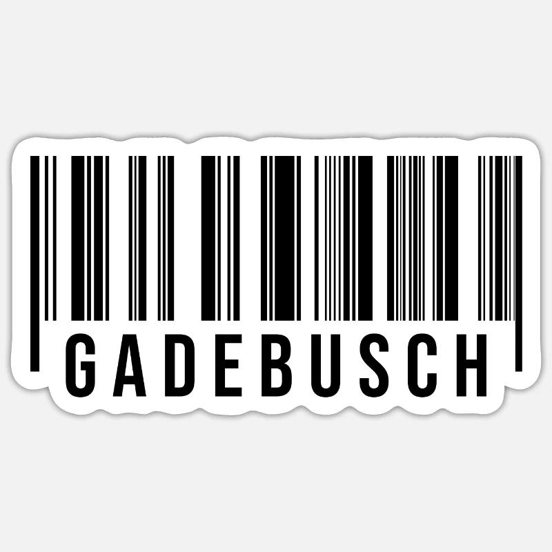 Gadebusch Strichcode Sticker Größe S (10 x 10 cm)