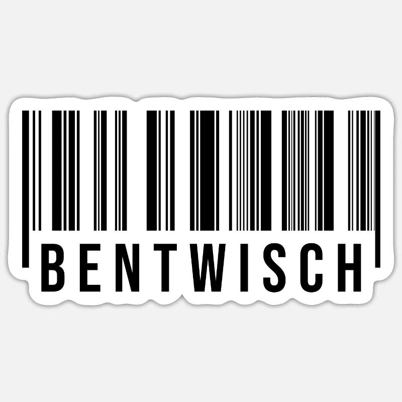 Bentwisch Strichcode Sticker Größe S (10 x 10 cm)