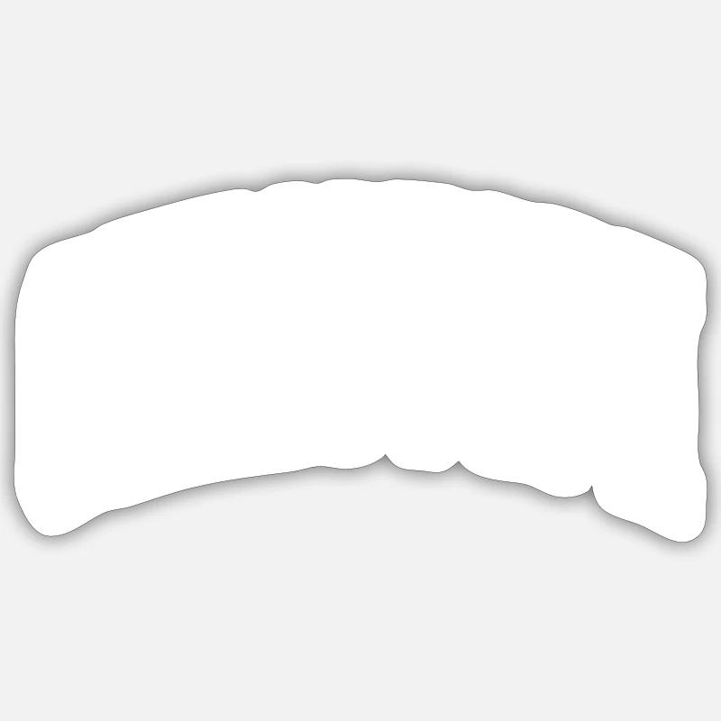 Christoph - Sticker Größe S (10 x 10 cm) - Mattweiß