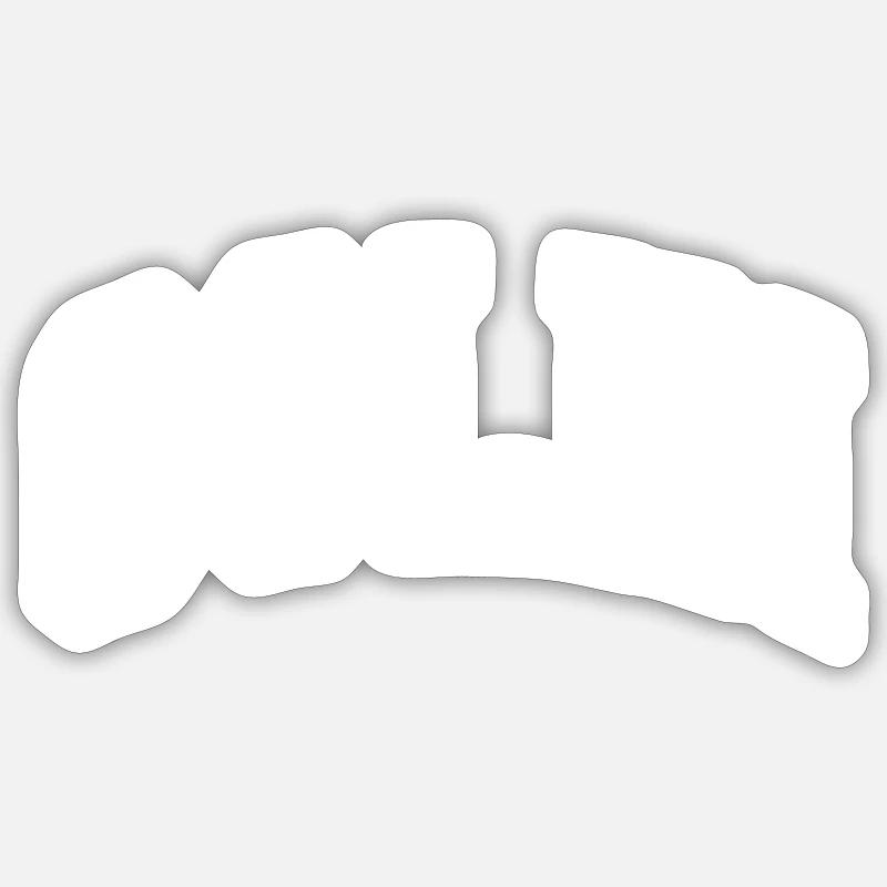 Colin - Sticker size S (10 x 10 cm) - white matte