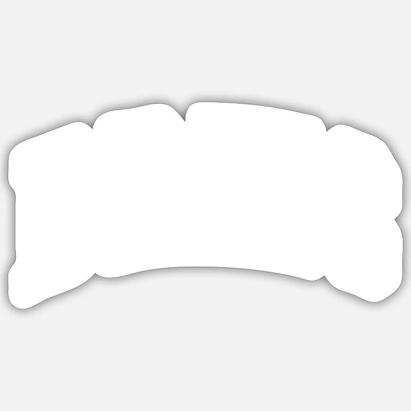 Dries - Sticker size S (10 x 10 cm) - white matte