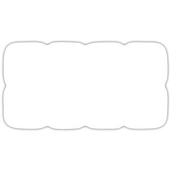 First name Nadja - Sticker size S (10 x 10 cm) - white matte - Front