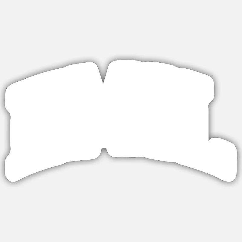 Emil - Sticker taille S (10 x 10 cm) - blanc mat